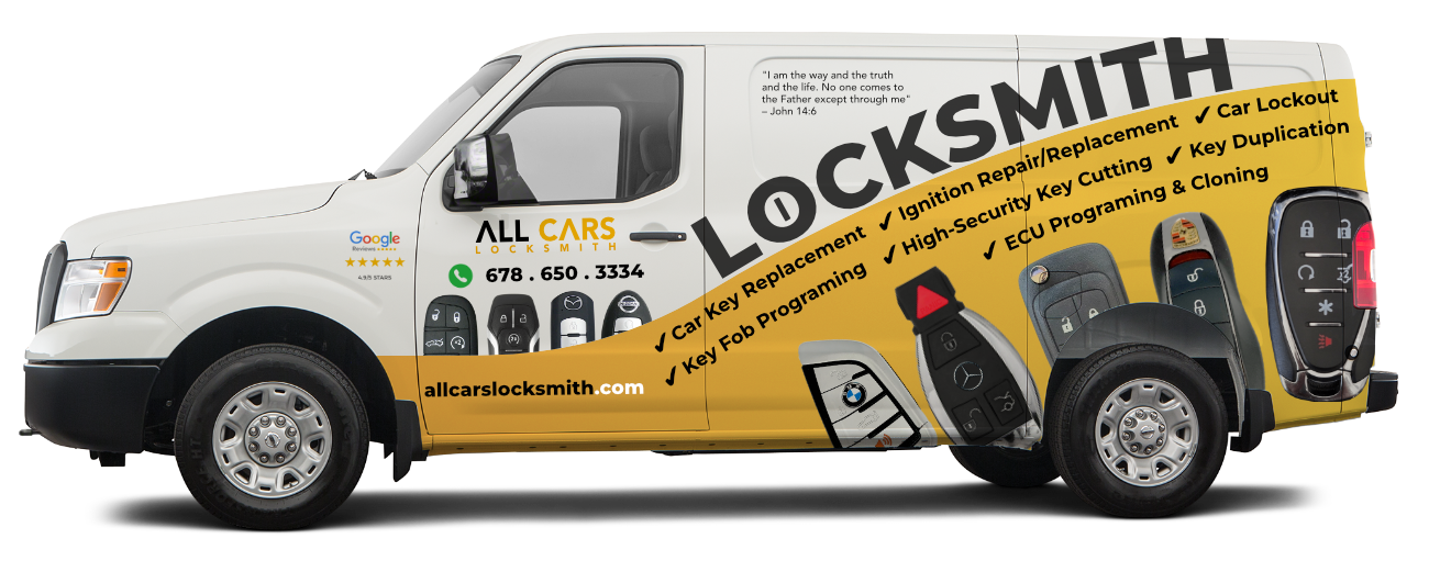 All Cars Locksmith mobile service van